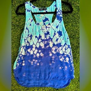 Gypsy 05 100% silk tie dye tank top